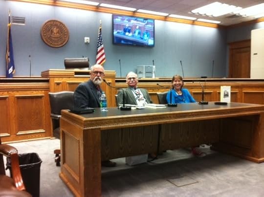 Authors Sonny Brewer, Tim Gautreaux, and Barb Johnson at the Louisiana Book Festival