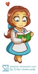 Belle likes the book