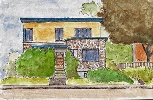 Stillman & Birn Alpha (9x6 landscape) sketchbook, Pilot Prera, Platinum Carbon Black ink