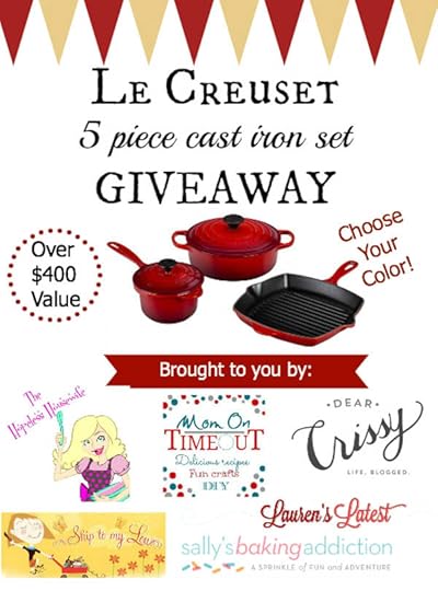 5 Piece Le Creuset Cookware Giveaway