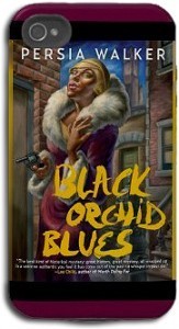 Black Orchid Blues Cell Phone Cover