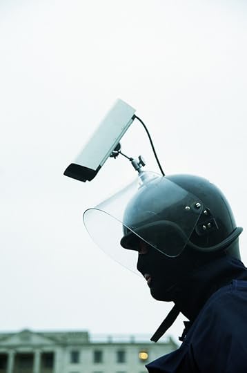 CCTV Cop, Mass Photo Gathering, Trafalgar Square, London, 23 January 2010