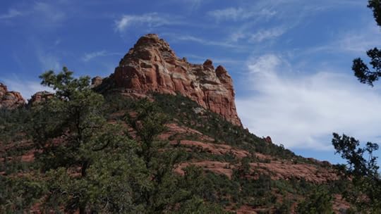 View from the trail head of one of my hikes.