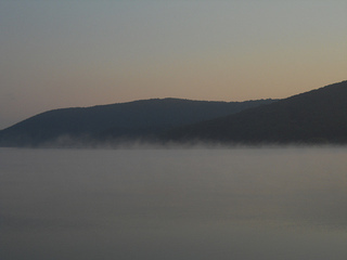 mist rising