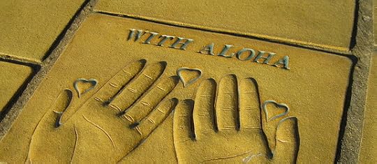 Aloha hands paver by Rosa Say