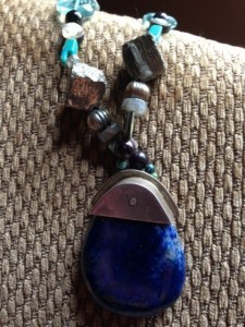 Sheila Applegate's Lapis Luzuli necklace