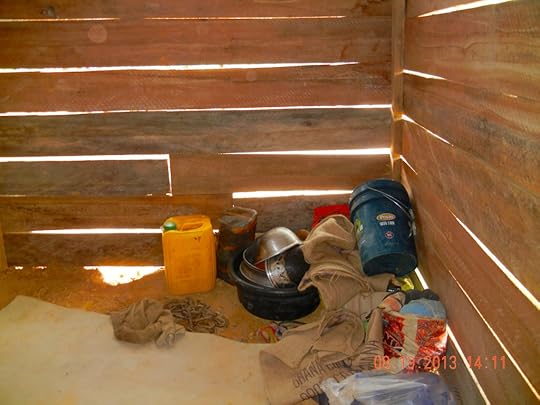INTERIOR OF THE SHACK WITH ABANDONED ITEMS (Photo Kwei Quartey)