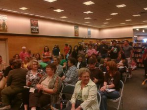 The crowd the last time