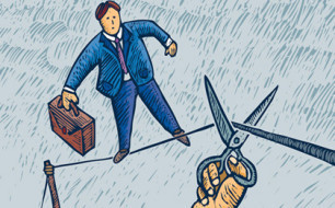 death by 1000 cuts illustration