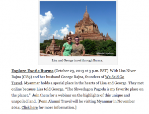 exotic burma lunchtime learning