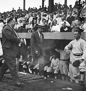 President Taft Greets Baseball Players