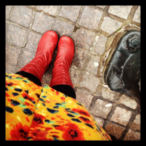 Every girl needs a pair of red shoes.