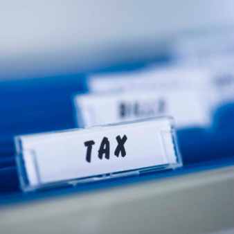 tax deductible expenses folder