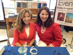 Cathy and Shelley at Memorial Day signing