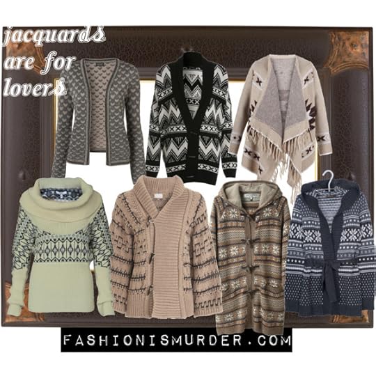 Jacquard sweaters are hot!