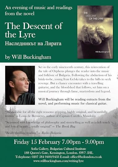 The Descent of the Lyre at the Bulgarian Cultural Institute