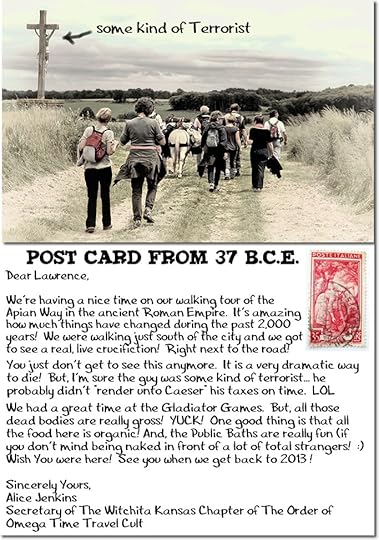 POSTCARD FROM 37 BCE
