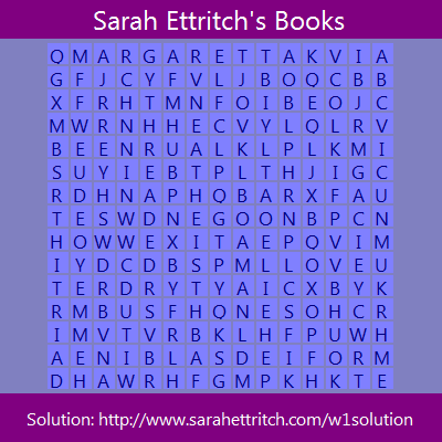 Word Search: Sarah Ettritch's Books
