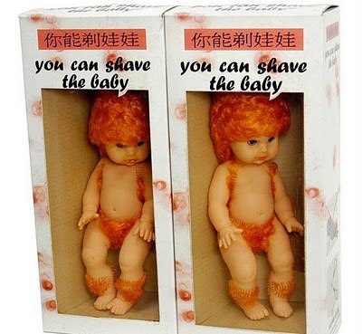 (Come on, like you guys never wanted to shave a baby.)