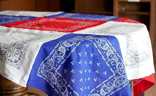 bandana tablecloth