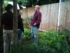 Greg talks about native plants in the sideyard
