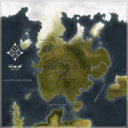 Map of the Tremontine Continent