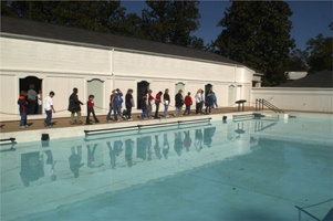 Warm mineral springs at The Roosevelt Baths