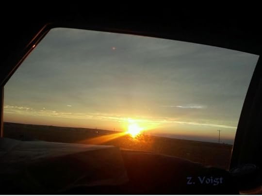 Sunset Through Car Window © Z Voigt