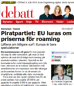 Läs min debattartikel hos Aftonbladet