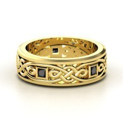mens-14k-yellow-gold-ring-with-black-diamond