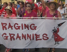 Raging Grannies From Moral Monday Cropped and Resized