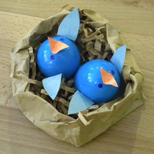 Easy Plastic Eggs Craft for Preschool Birds in Nest