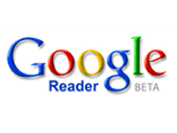 google reader beta logo