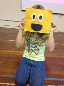 So. Fortuna kids performed readers theater with Go to Bed, Monster!