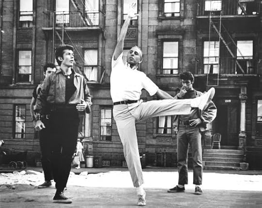 Rehearsal photo for West Side Story