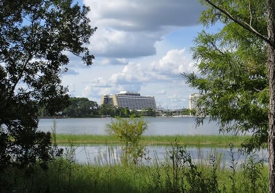 Contemporary Resort in the Distance