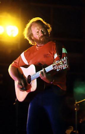 Barry McGuire at the 3 day Music & Alternatives festival, New Zealand 1979. Via Nambassa Trust and Peter Terry.
