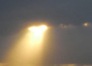 Sunbeam in clouds