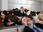 Sleeping audience