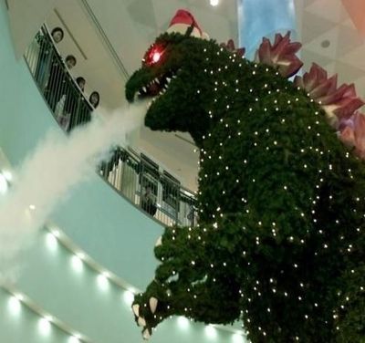 Godzilla-christmas-tree