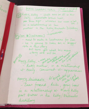 Perhaps I shouldn't write in green pen?