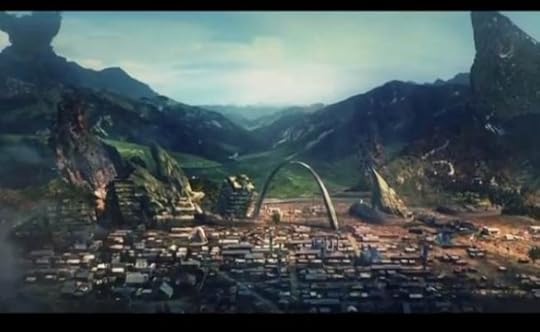 Arch left standing, but nothing else. Easy access all around for alien invasion.