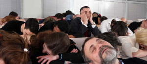 Bored audience