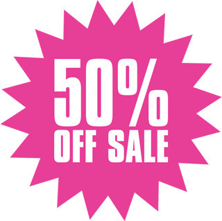 50 % off