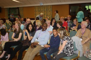 our group from St Mark's in the main conference hall at Hayes Conference Centre Swanwick 29 June 2013 (photo credit: PaulMileham www.st-marks.net)