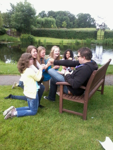 The young people having fun at Swanwick (photo credit: Jamie Robinson)