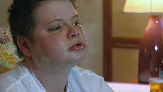 Sondra Scarber, lesbian parent, beaten unconscious by a homophobic father for speaking up for her girlfriend's child.