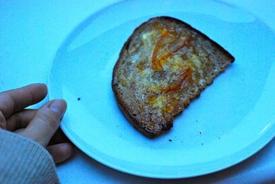 Seville orange marmalade on toast
