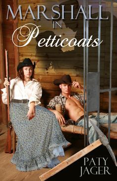 Paty Jager ~ Marshal in Petticoats ~ When a down-on-its-luck mining town makes accident prone Darcy Duncan marshal after she shoots a bank robber, she puts every effort into helping the town. Gil Halsey has been running from his past and finally found a place to settle, until a scrawny greenhorn marshal turns out to be an enticing, young woman who lures him from his path.
