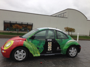 Outside The Eric Carle Museum of Picture Book Art.